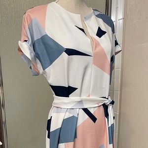 Geometric Patterned Dress